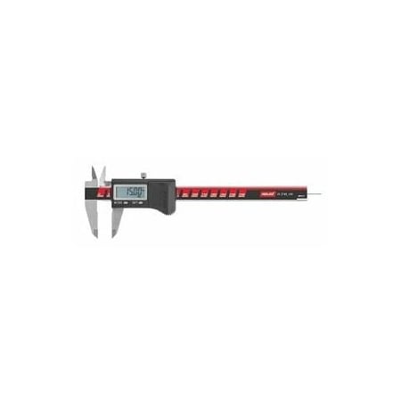 Holex Digital Caliper with Rod Type Depth Gage, IP67, Measuring Range: 150 mm 412749 150